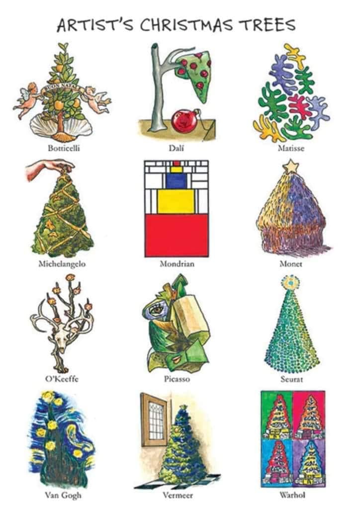 artists Christmas trees.jpg