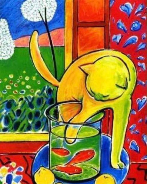 Le chat aux poissons rouges - Henri Matisse - 1914.jpg