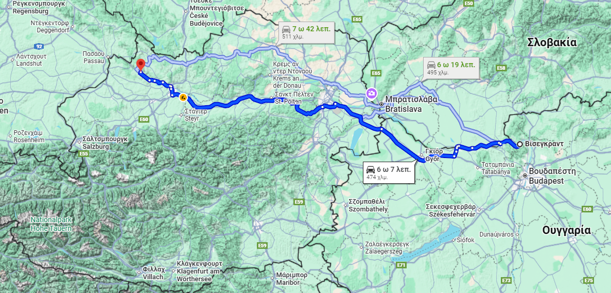 Visegrad to Schlogen.png